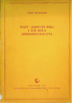 Wszy (anoplura dall.) i ich rola epidemiologiczna