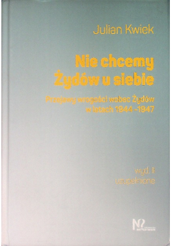 Nie chcemy Żydów u siebie