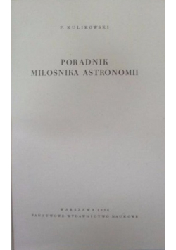 Poradnik Miłośnika Astronomii