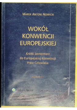 Wokół konwencji europejskiej