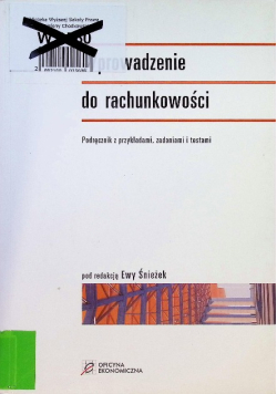 Wprowadzenie do rachunkowości