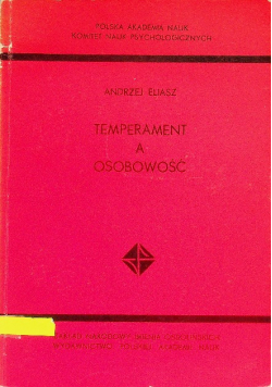 Temperament a osobowość