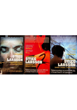 Larsson Trylogia Millenium Tom 1 do 3