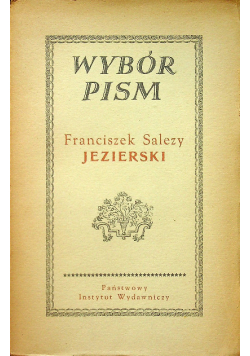 Jezierski wybór pism