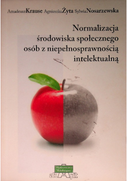 Normalizacja środowiska społecznego osób z niepełnosprawnością intelektualną