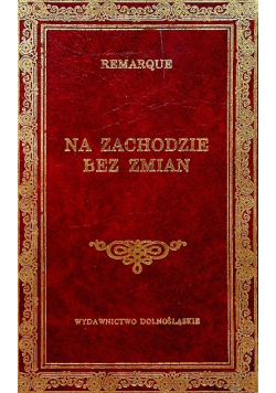 Na zachodzie bez zmian