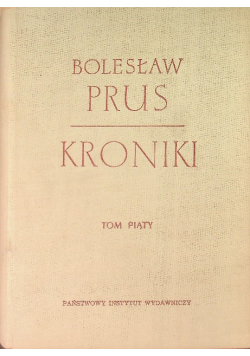 Kroniki Tom 5