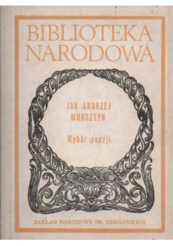 Wybór poezji Jan Andrzej Morsztyn