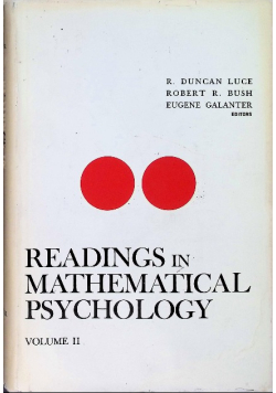 Readings in Mathematical Psychology Volume II