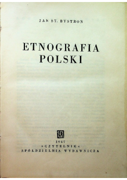 Etnografia Polski 1947 r.
