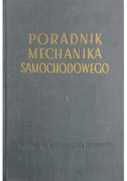 Poradnik mechanika samochodowego