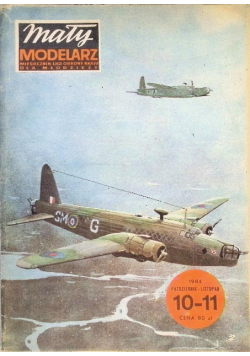 Mały Modelarz Nr 10 i 11 / 84 Bombowiec Wellington Mk III