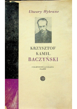 Baczyński Utwory wybrane