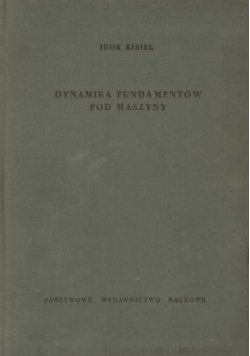 Dynamika fundamentów pod maszyny