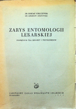 Zarys entomologii lekarskiej