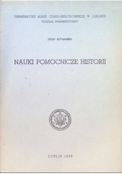 Nauki pomocnicze historii