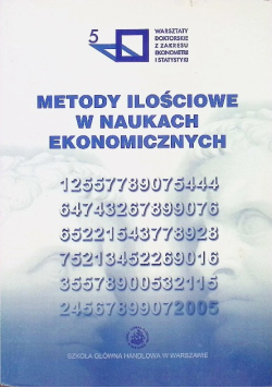 Metody ilościowe w naukach ekonomicznych