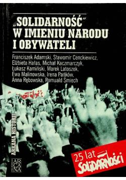 Solidarność w imieniu narodu i obywateli