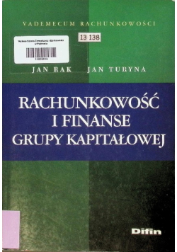 Rachunkowość i finanse grupy kapitałowej