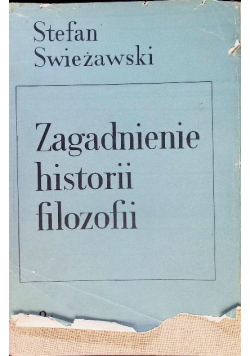 Zagadnienie historii filozofii