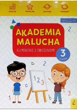 Akademia malucha Elementarz z ćwiczeniami 3 latek