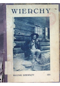 Wierchy rocznik Dziewiąty 1931 r.