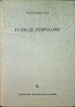 Funkcje zespolone