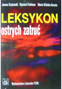 Leksykon ostrych zatruć