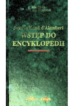 Wstęp do Encyklopedii
