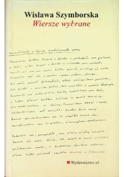 Szymborska Wiersze wybrane