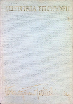 Historia filozofii Tom 1