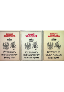 Rzeczpospolita Obojga Narodów Tom 1 do 3