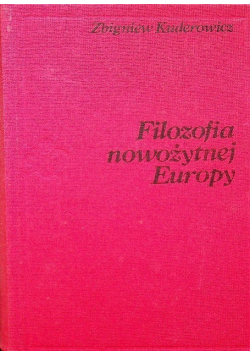 Filozofia Nowożytnej Europy