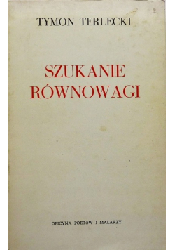 Szukanie równowagi
