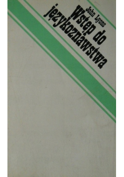Wstęp do językoznawstwa