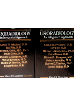 Uroradiology. An Integrated Approach -  Volumes 1 i 2