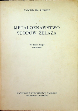 Metaloznawstwo stopów żelaza