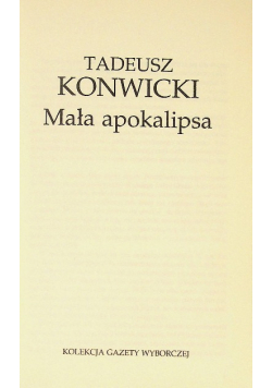 Mała apokalipsa
