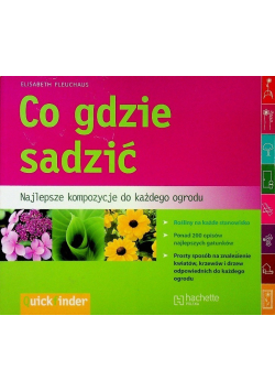 Co gdzie sadzić