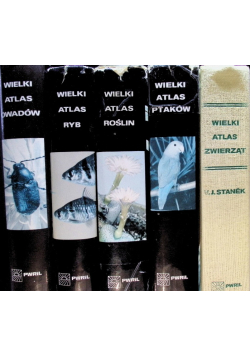 Wielki atlas Ptaków Roślin Ryb Owadów Zwierząt Tom 1 do 5