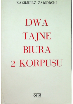 Dwa tajne biura 2 Korpusu