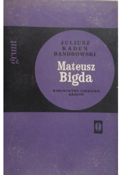 Mateusz Bigda. Grunt
