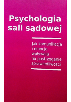 Psychologia sali sądwoej