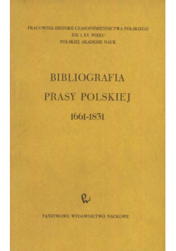 Bibliografia prasy polskie 1661-1831