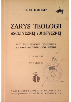 Zarys teologii ascetycznej i mistycznej 1949 r