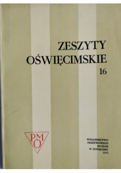 Zeszyty oświęcimskie 16