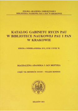Katalog Gabinetu Rycin Pau w bibliotece naukowej pau i pan w Krakowie