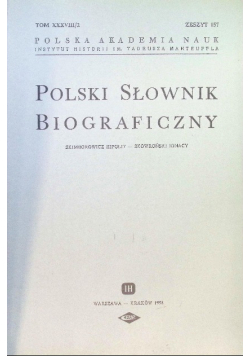Polski Słownik Biograficzny Tom XXXVIII / 2 Zeszyt 157