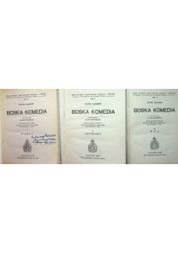 Boska komedia Tom od I do III 1947 r.