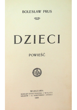 Dzieci 1909 r.